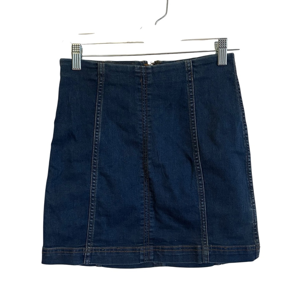 Free People Modern Femme Skirt Denim Jean Skirt Size size 2